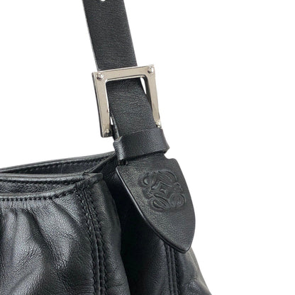 LOEWE Anagram Shoulder bag Black Vintage ymu5m6