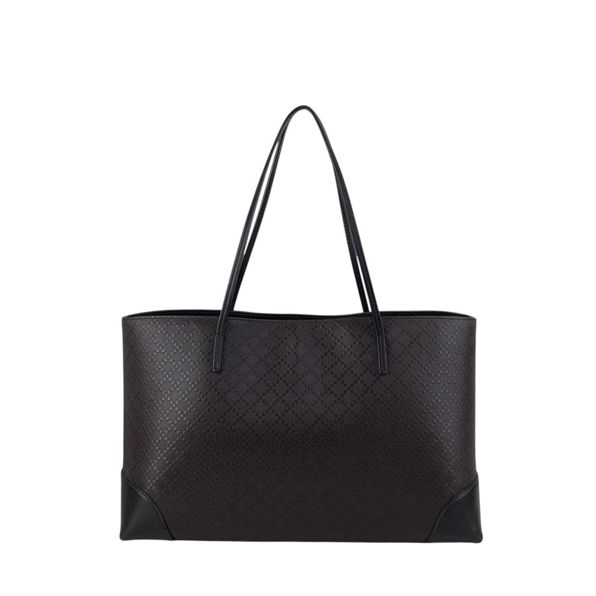 GUCCI Logo Totebag Brown Vintage sjc4yu