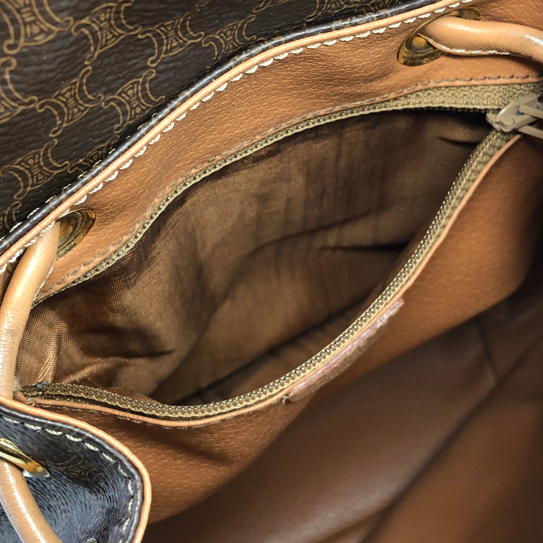 Vintage Celine Leather Backpack