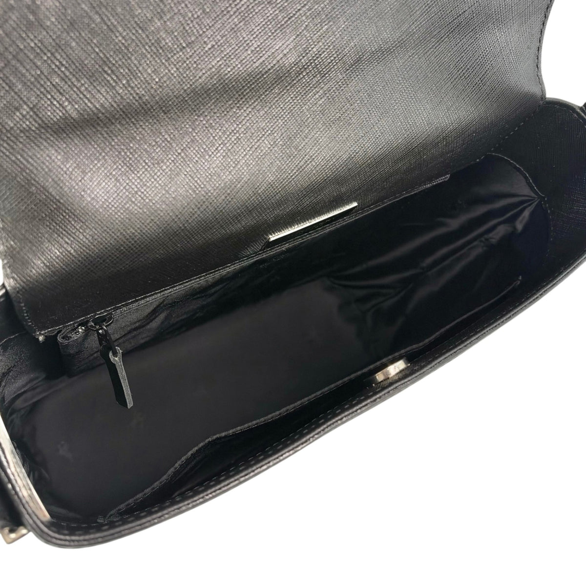 BURBERRY Logo Shoulder bag Black Vintage ikbt34
