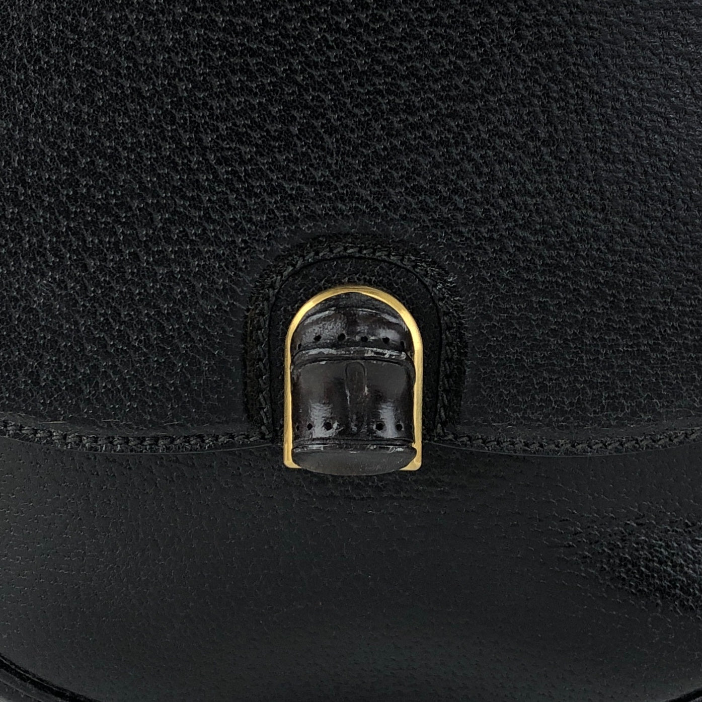 GUCCI Bamboo Shoulder bag Black Vintage g6iek4