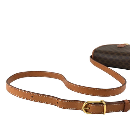 CELINE Horse Bit Shoulder bag Brown Vintage gth7ry
