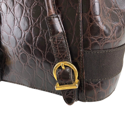 Salvatore Ferragamo Vala Backpack Brown Vintage 5t6wvc