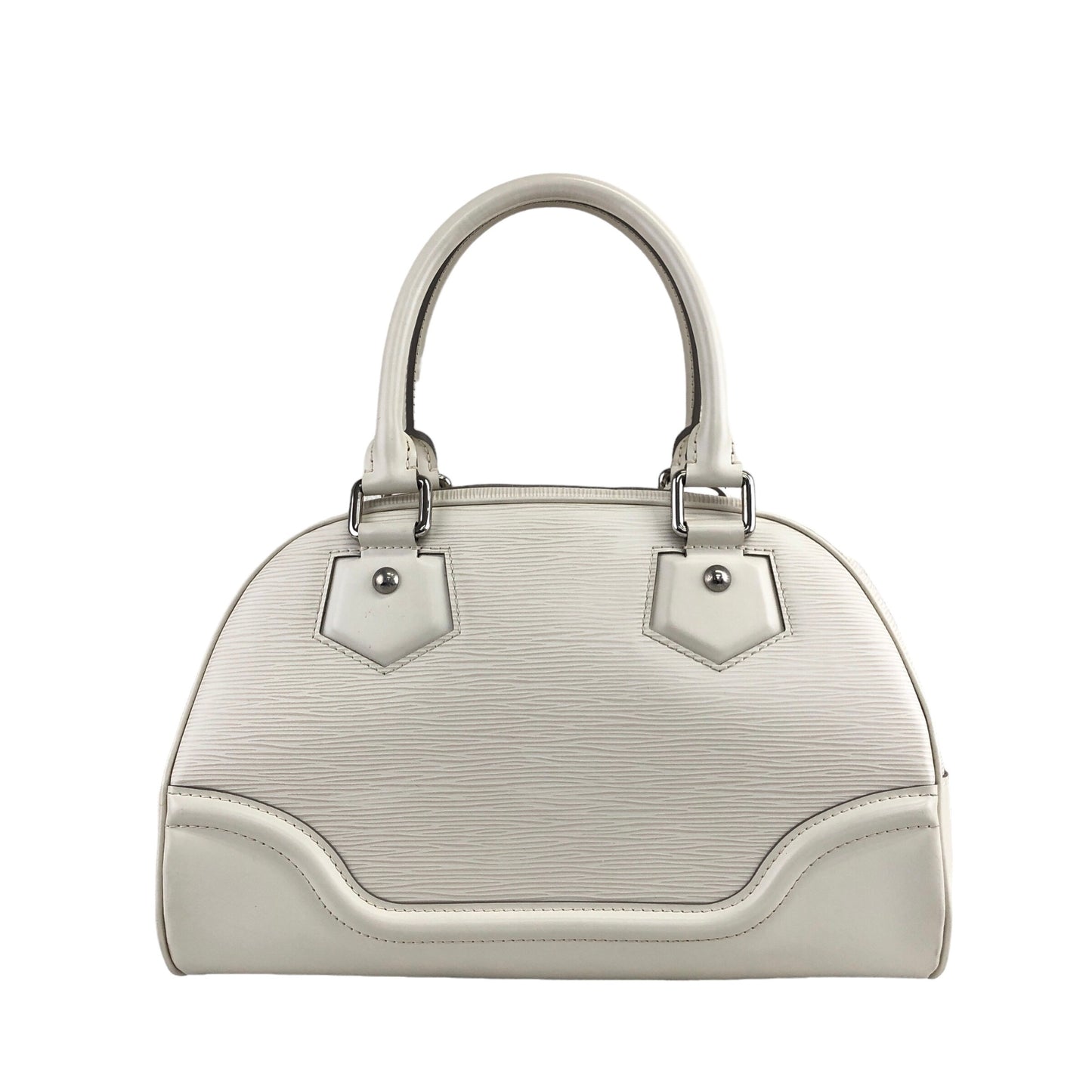 LOUIS VUITTON Epi Handbag White Vintage br6iiz