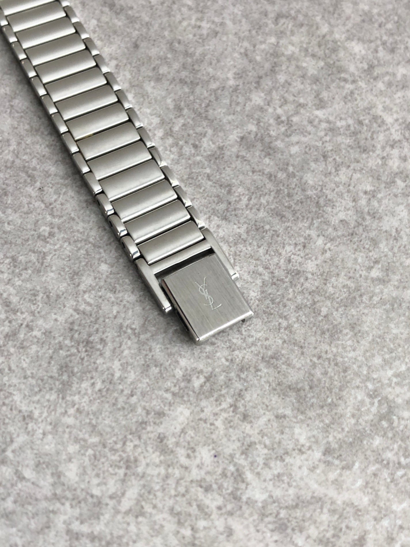 Yves Saint Laurent Quartz Watch Silver×Gold 2200-H19977 TA Vintage