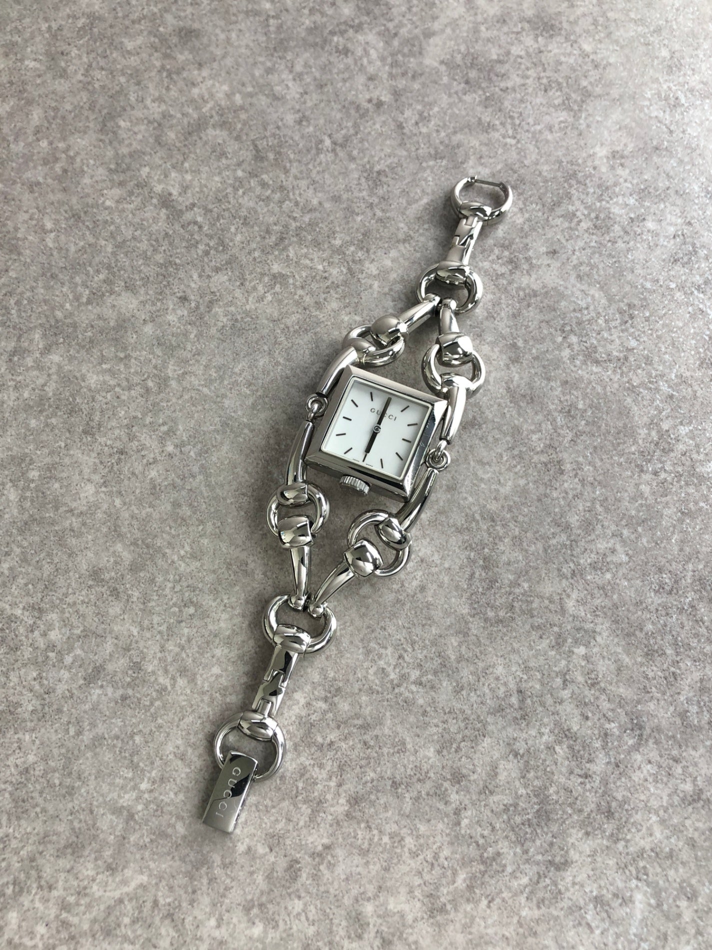 GUCCI Quartz Watch Silver116.3 Vintage irjv3i