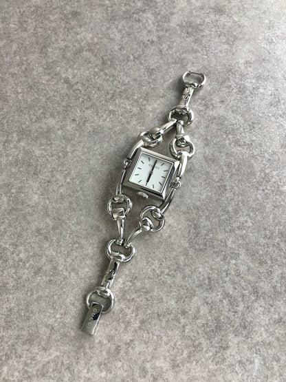GUCCI Quartz Watch Silver116.3 Vintage irjv3i