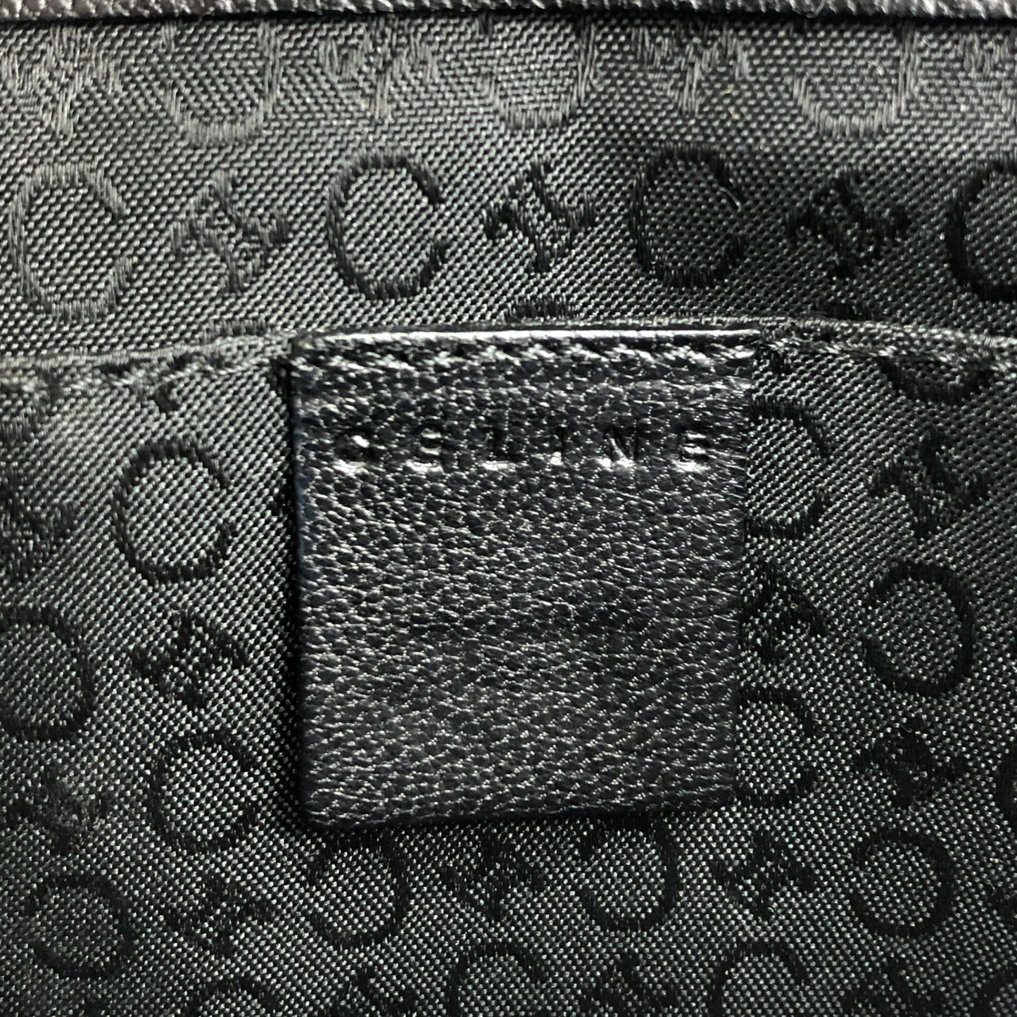 CELINE Blason Shoulder bag Black Vintage dyspke