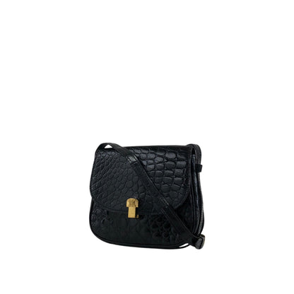 CELINE Triomphe Shoulder bag Black Vintage vtsptj