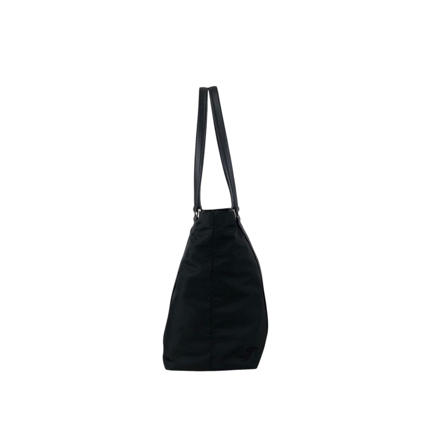 PRADA Tessuto Triangle Logo Totebag Black Vintage 8caxp5