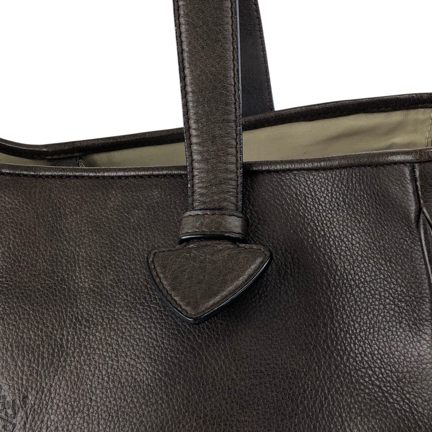 LOEWE Logo Embossed Totebag Brown Vintage je4je4