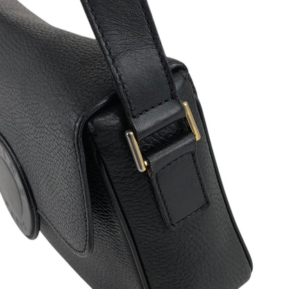 CELINE Circle Logo Shoulder bag Black Vintage bz4cv2