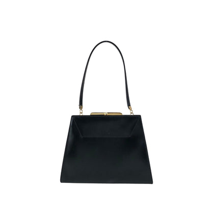 LOEWE Logo Metal Clasp Small  Handbag Black Vintage u7ek7w