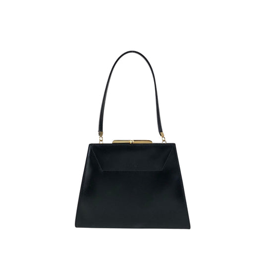 LOEWE Logo Metal Clasp Small  Handbag Black Vintage u7ek7w