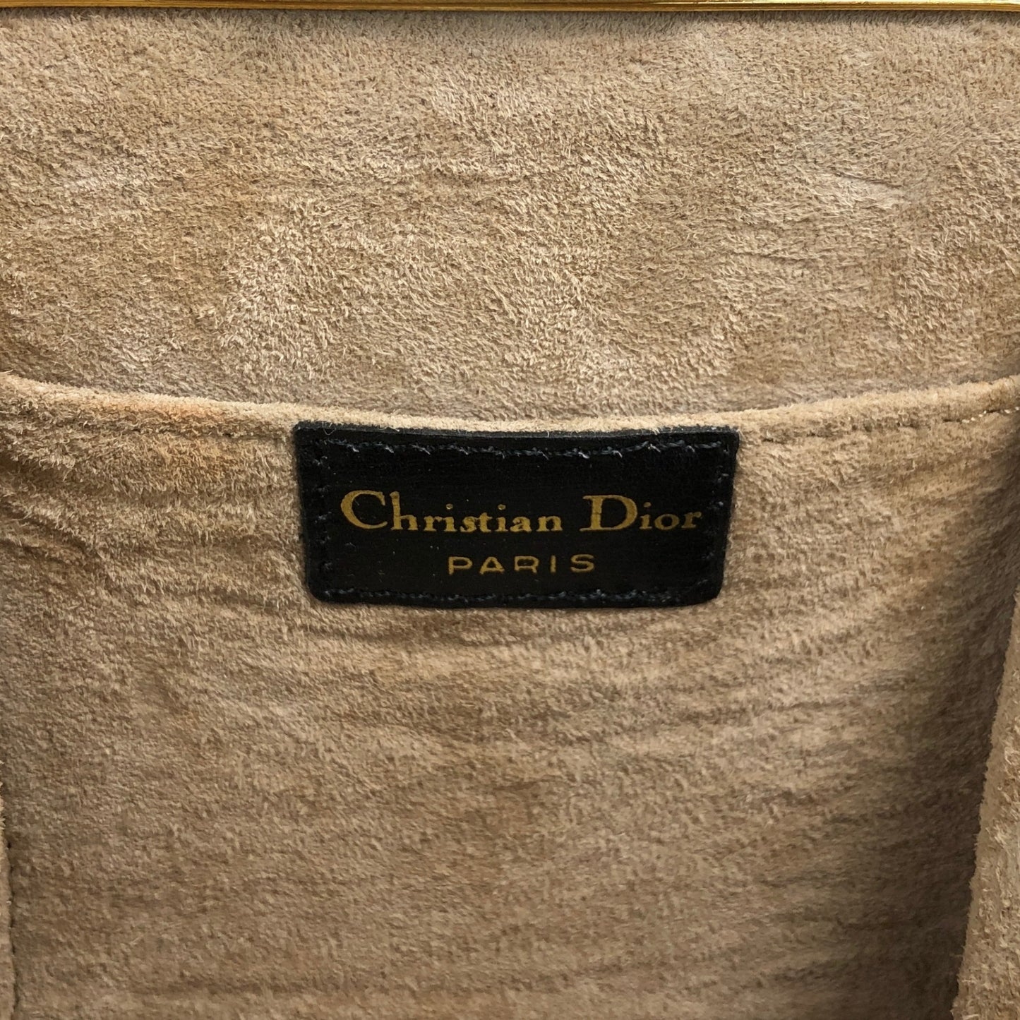 Christian Dior Metal Clasp Minibag Two-way Handbag Shoulder bag Black Vintage hrxzwn
