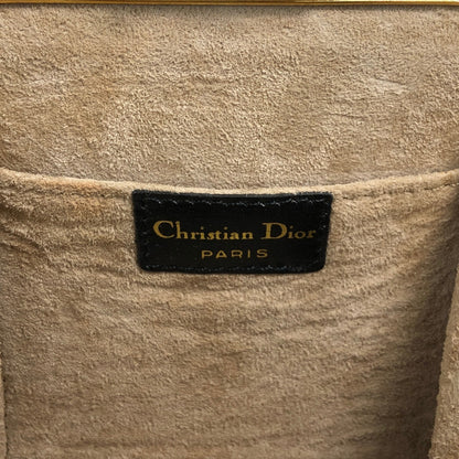 Christian Dior Metal Clasp Minibag Two-way Handbag Shoulder bag Black Vintage hrxzwn