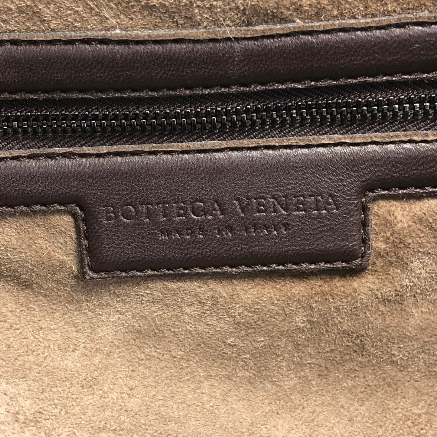 Bottega Veneta Intrecciato Shoulder bag Hobobag Brown Vintage cr2yhd