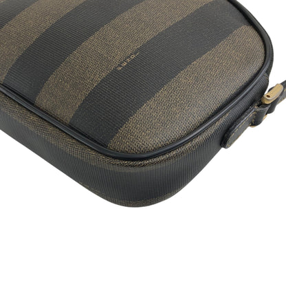 FENDI Pecan Logo Shoulder bag Brown Vintage z2xd4a