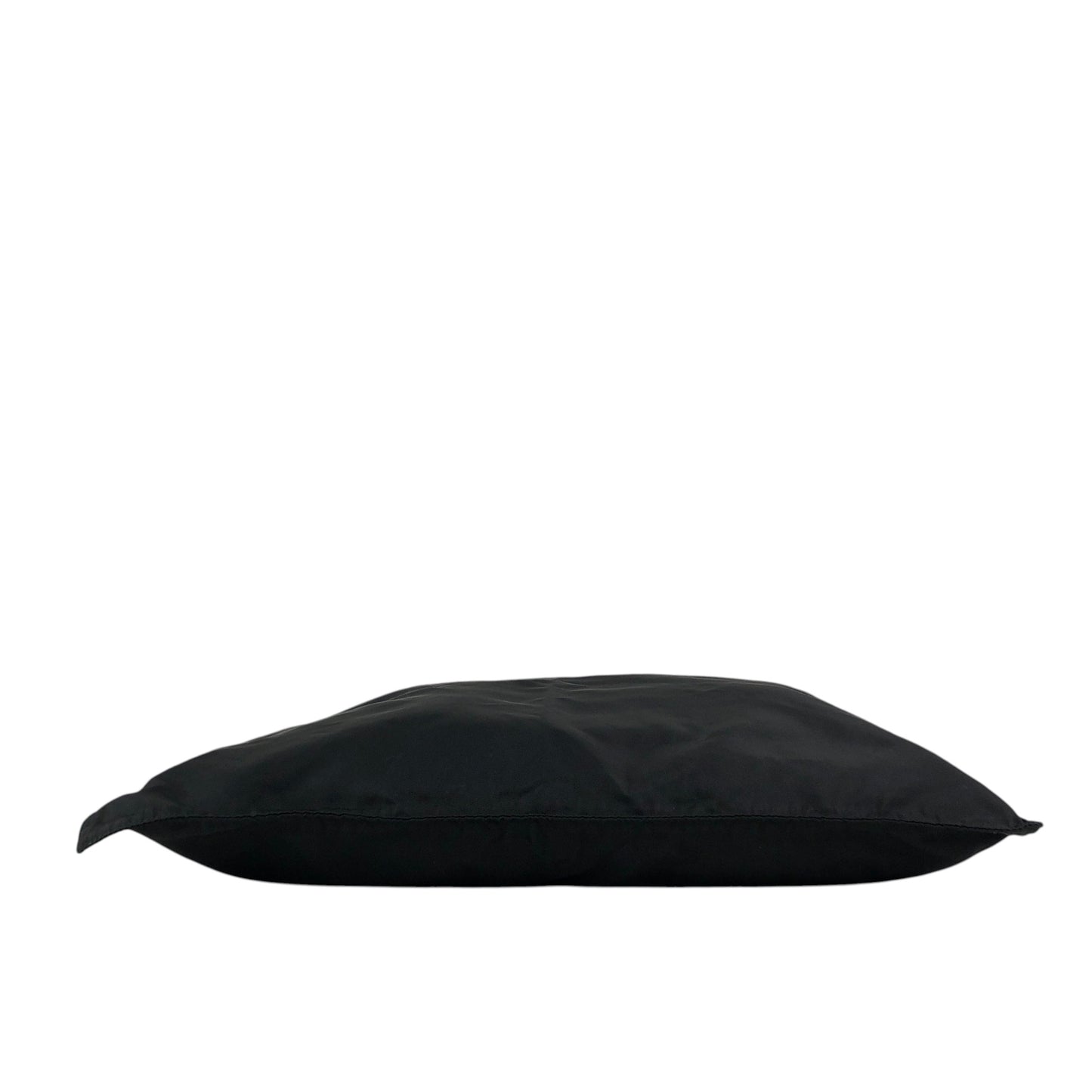 PRADA Tessuto Triangle Logo Handbag Totebag Black Vintage crng7f