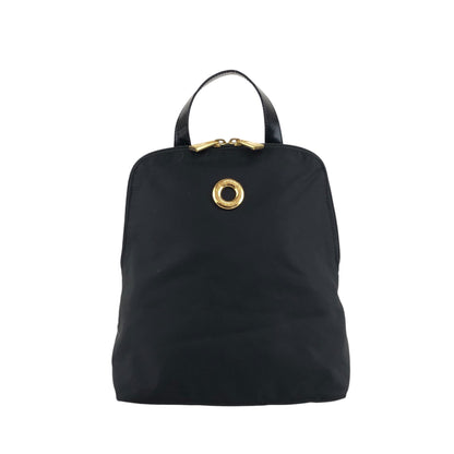 CELINE Circle Logo Backpack Black Vintage zj52k6