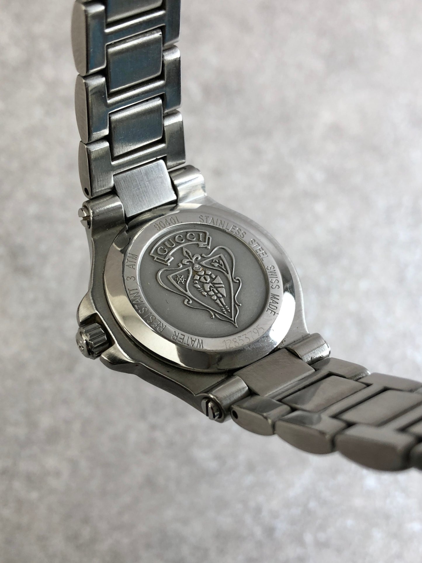 GUCCI Quartz Watch Silver Vintage 9040L bp5bvx