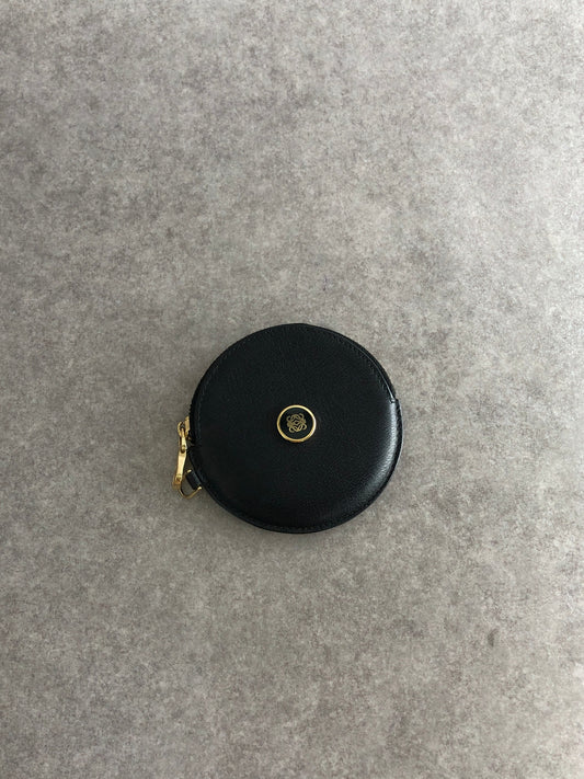 LOEWE Anagram Coin Purse Black Vintage 84bggt
