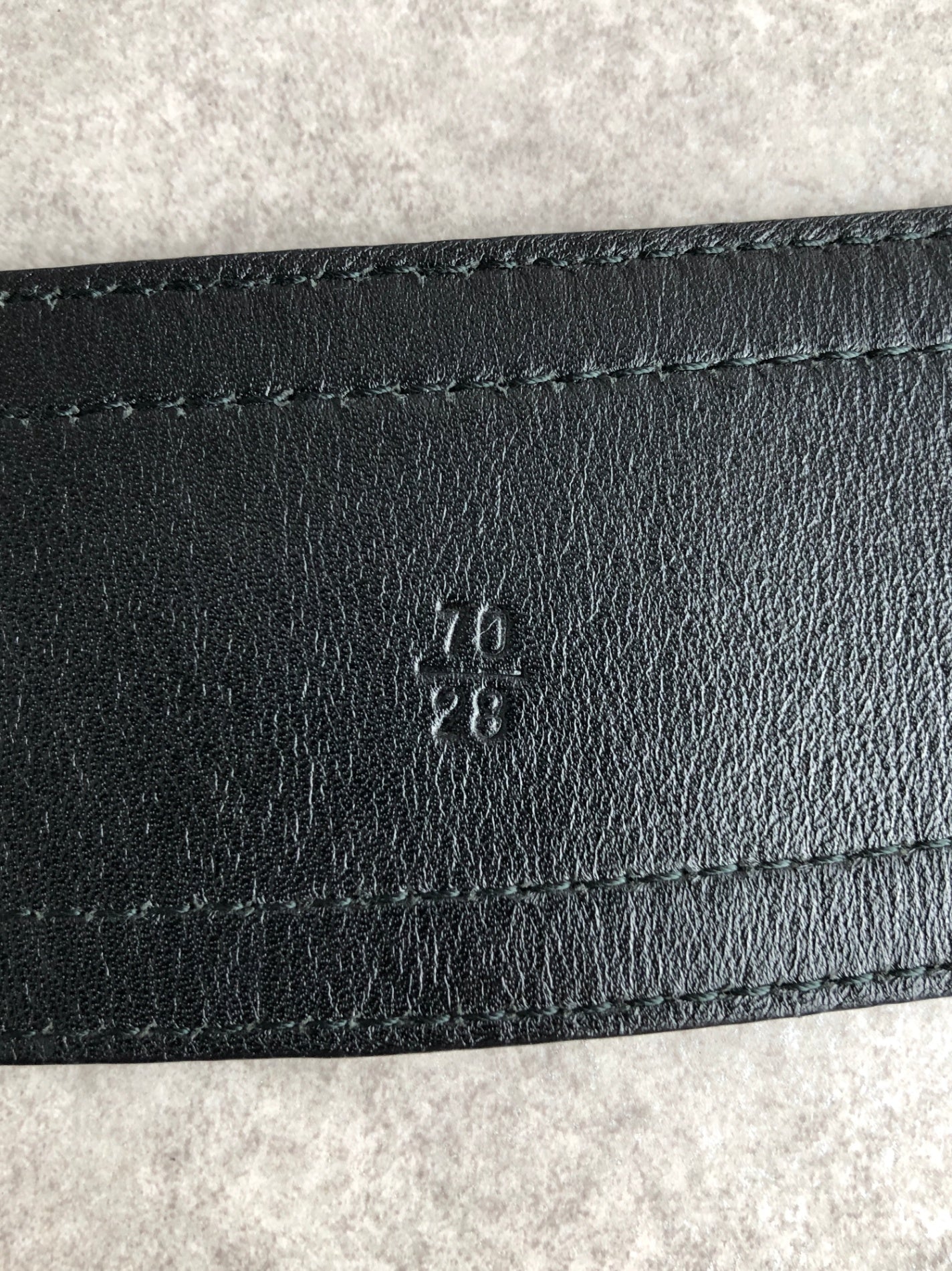 PRADA Logo Belt Black Vintage mverzc
