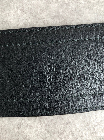 PRADA Logo Belt Black Vintage mverzc