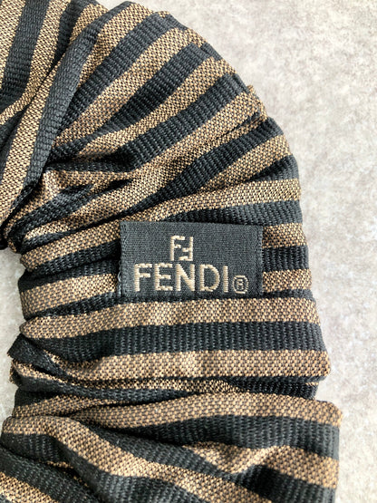 FENDI Pecan Hair accessories Brown×Black Vintage ydpnd6