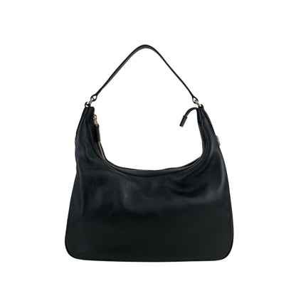 GUCCI Shoulder bag Hobobag Black Vintage 532brj