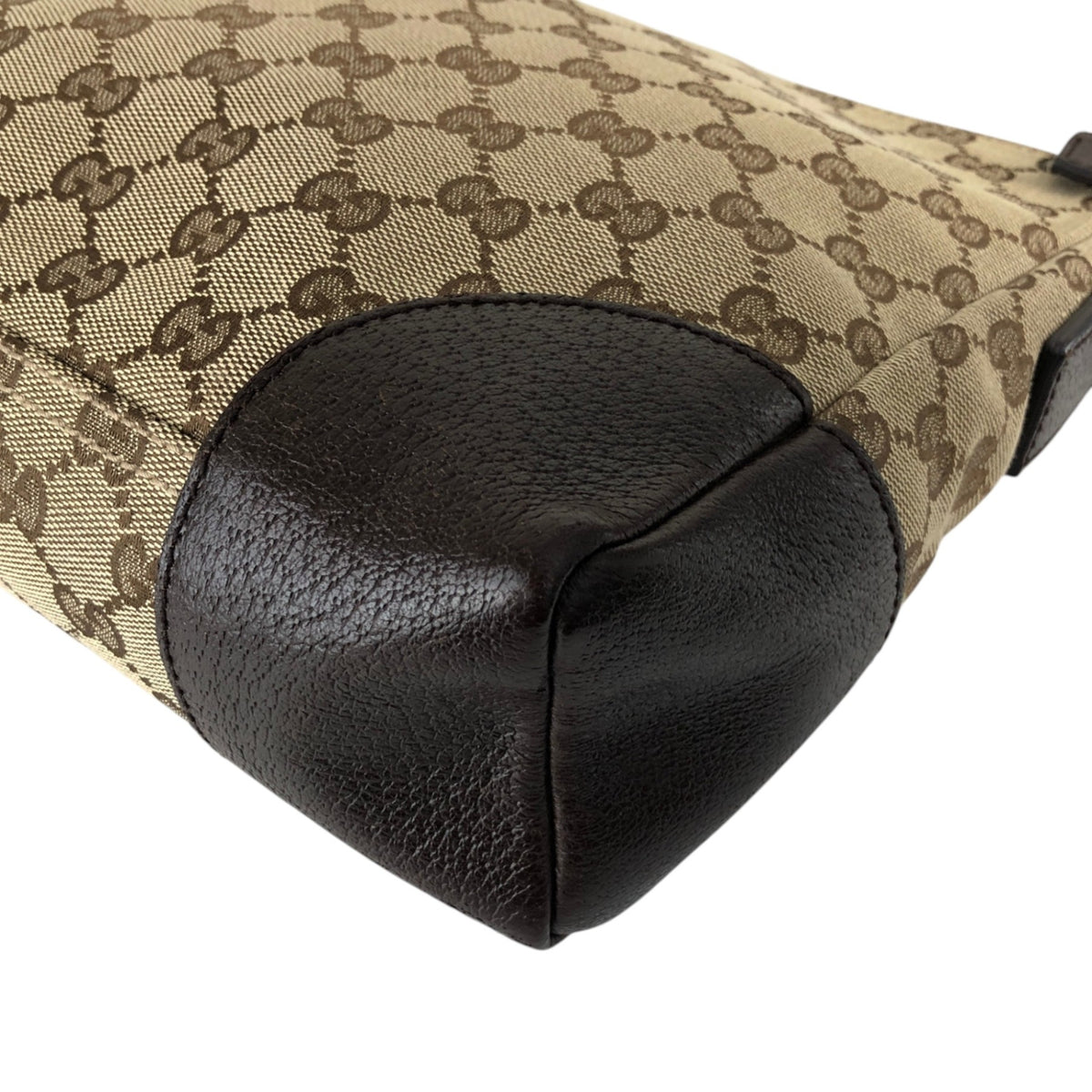 GUCCI GG Canvas Shoulder bag Beige Vintage r6zntd