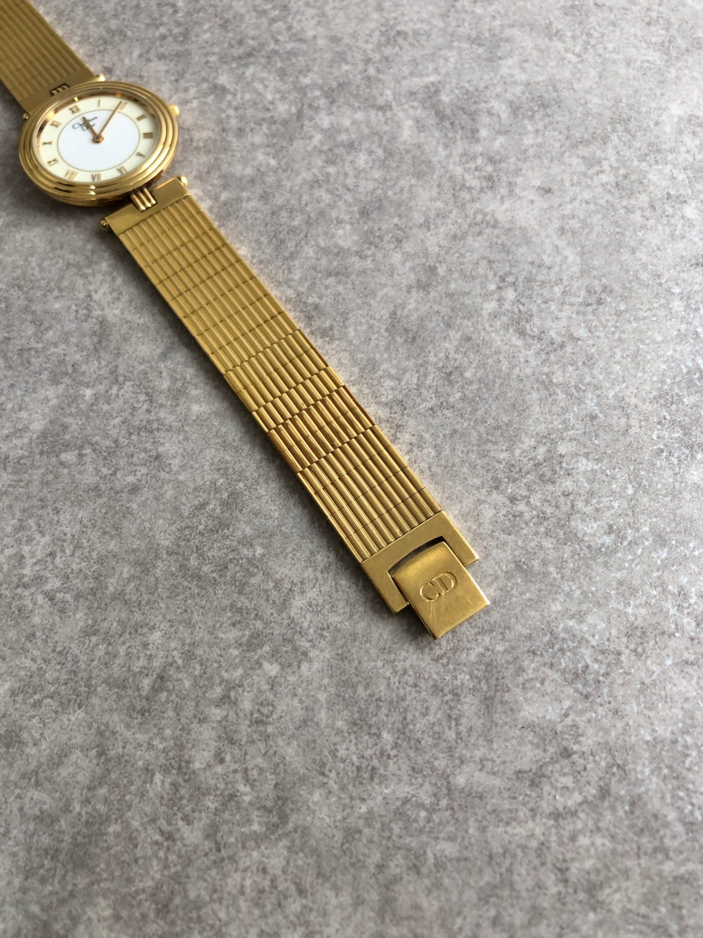 Christian Dior Watch Gold Vintage ignfmy