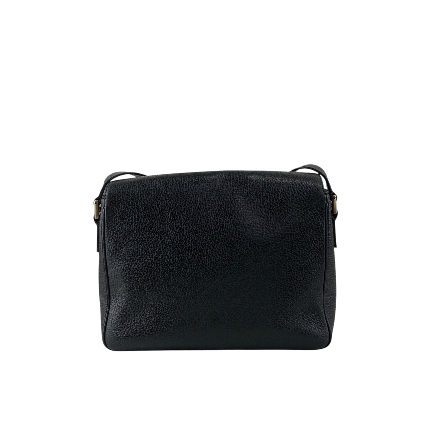 CELINE Gancini Shoulder bag Black Vintage s3twv4