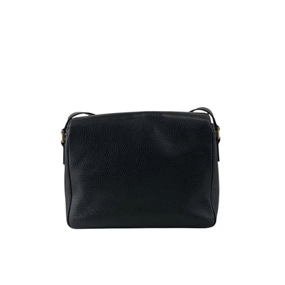 CELINE Gancini Shoulder bag Black Vintage s3twv4