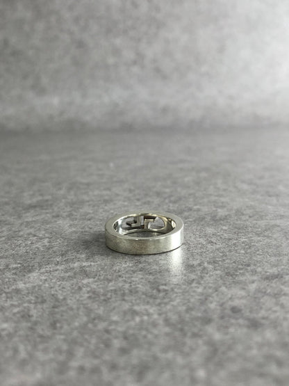 GUCCI GG Motif SILVER925 Ring Silver Vintage pha47r
