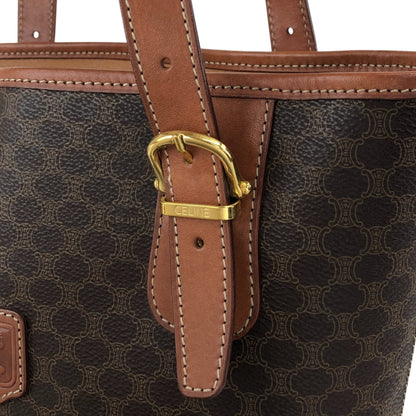 CELINE Macadam Blason Totebag Brown Vintage 6im6cj