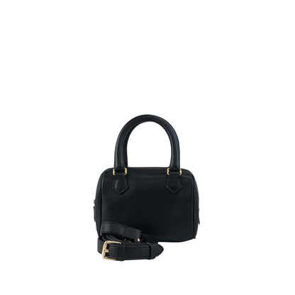 CELINE Two-way Small Boston bag Shoulder bag Black Vintage xd3b63