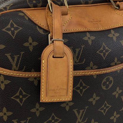 LOUIS VUITTON Monogram Handbag Brown Vintage bwp3ix