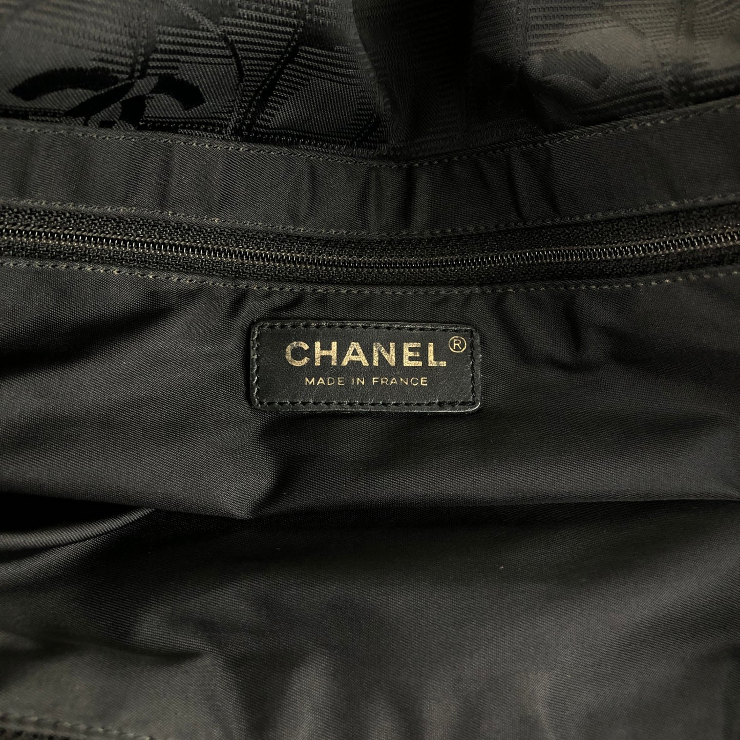 CHANEL New Travel Line Totebag Black Vintage vgc5rp