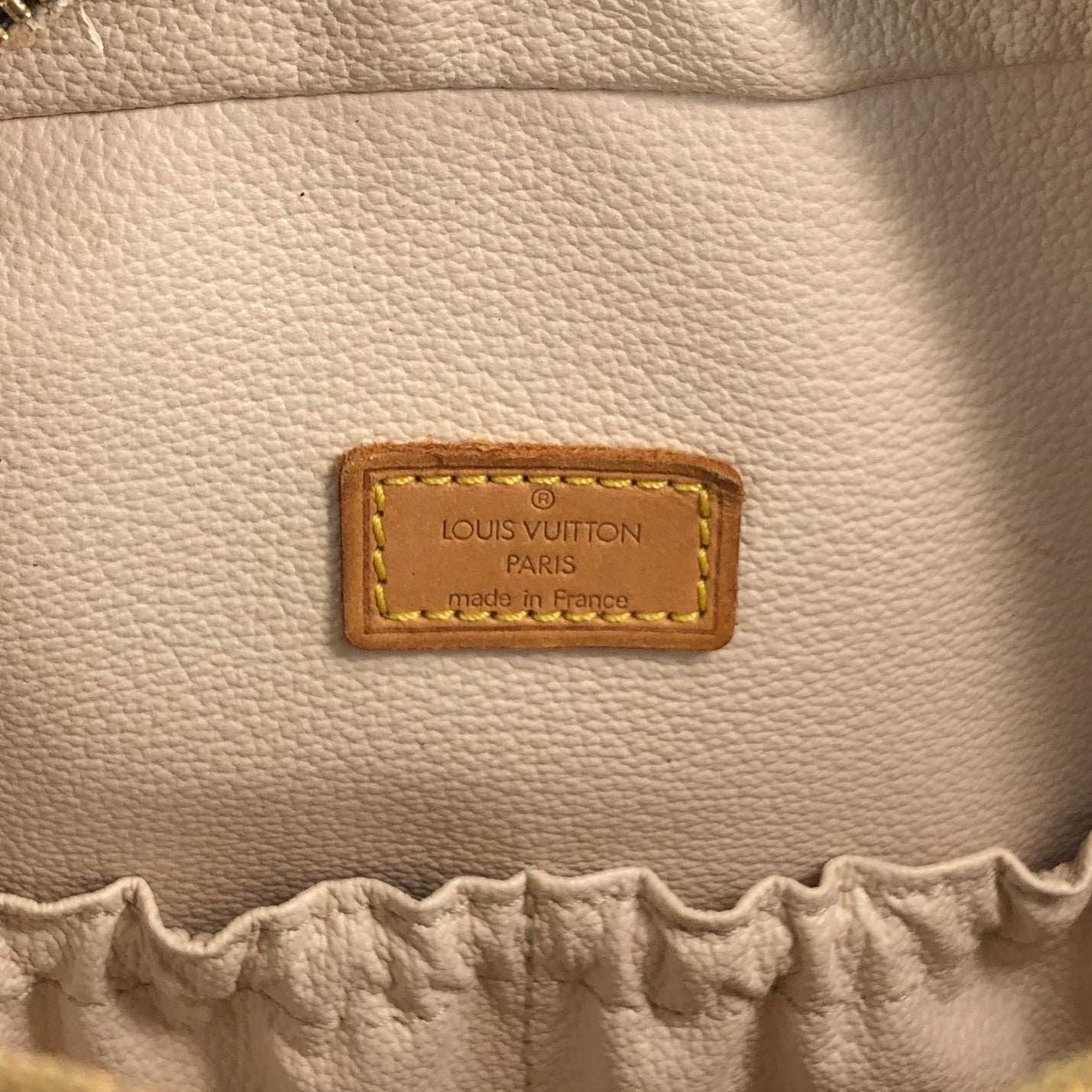 LOUIS VUITTON Monogram Two-way Handbag Shoulder bag Brown M47500 Vintage 8y7es4