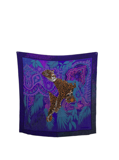 Christian Dior SILK Scarf Purple Vintage 726uar