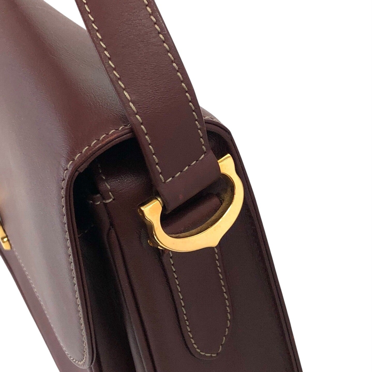 Cartier Shoulder bag Bordeaux Vintage p6hsiw