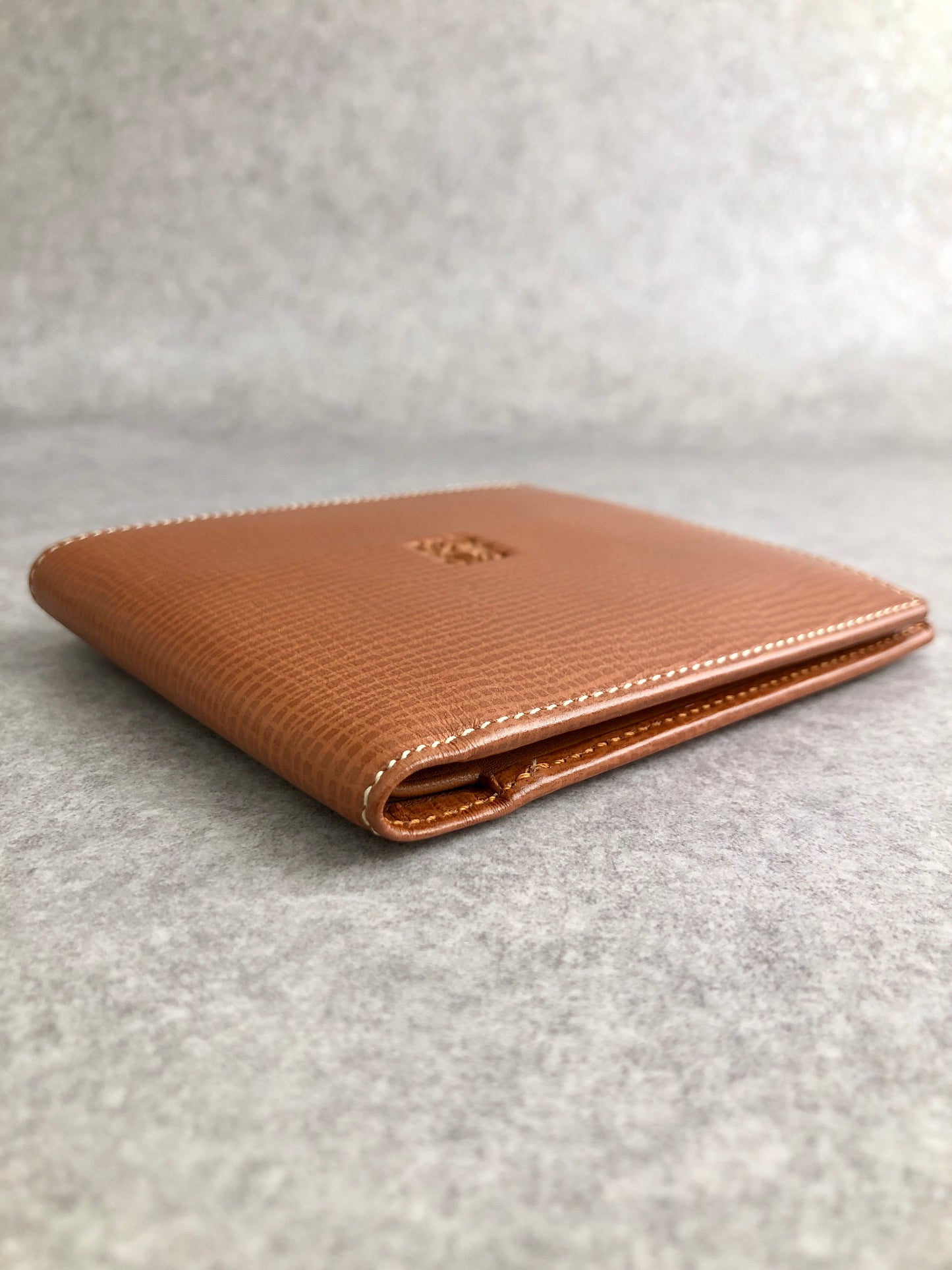 LOEWE Anagram Folded Wallet Brown Vintage ntgjhx