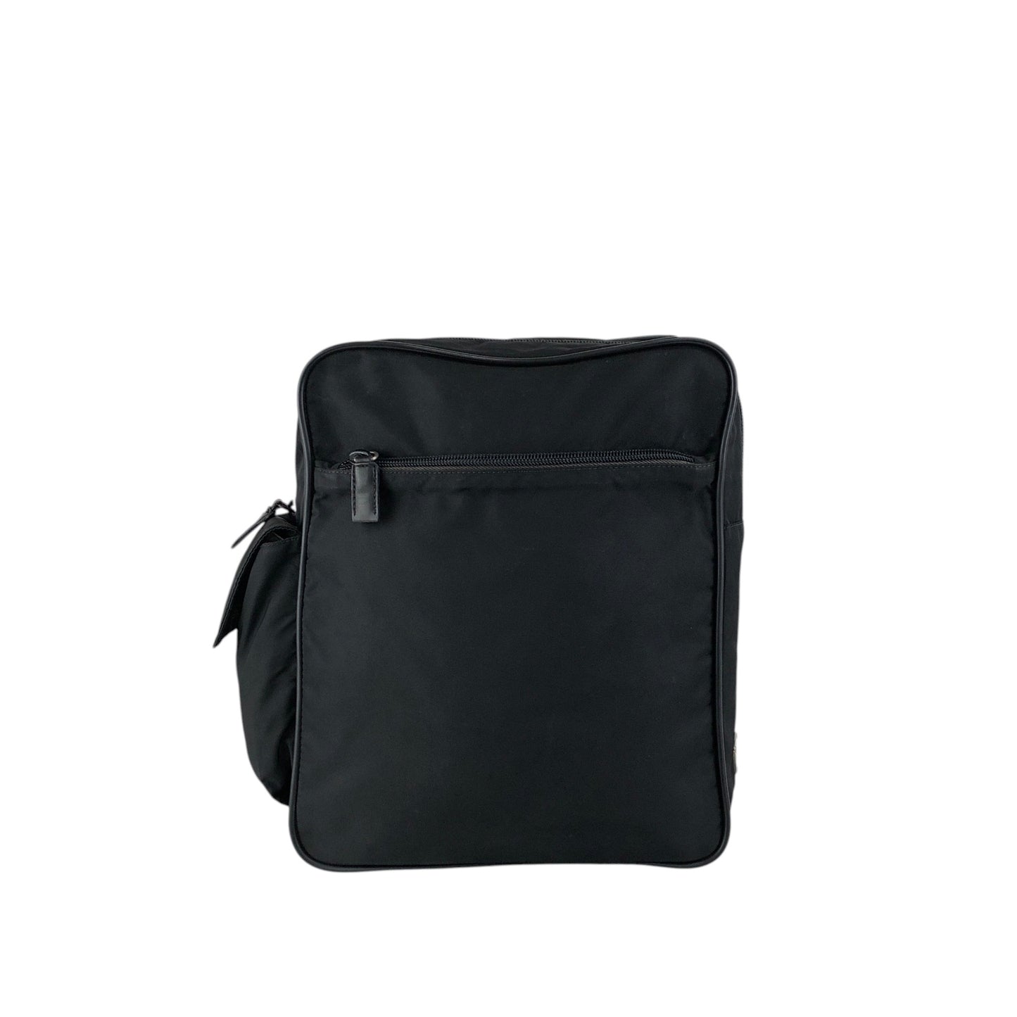 PRADA Tessuto Triangle Logo Sling bag Black Vintage p8ymye