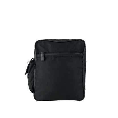 PRADA Tessuto Triangle Logo Sling bag Black Vintage p8ymye