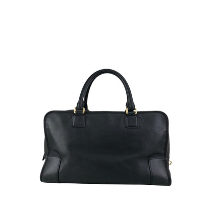 LOEWE Amazona Anagram Small Boston bag Handbag Black Vintage 8itnhz