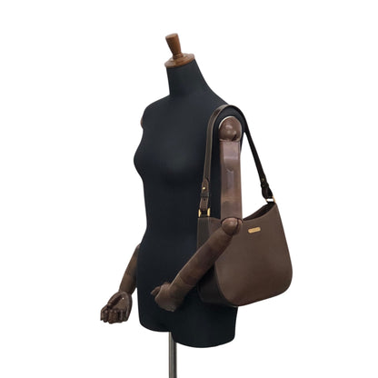 BURBERRY Logo Shoulder bag Brown Vintage 87xjxe