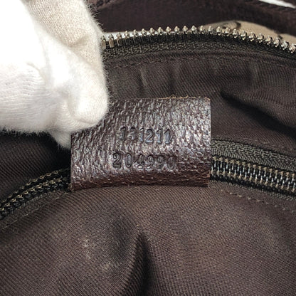 GUCCI GG Canvas Shoulder bag Brown Vintage arvcnf