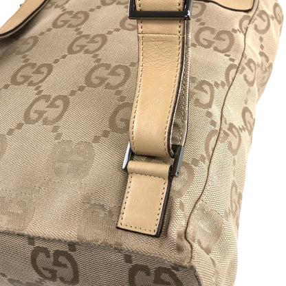 GUCCI GG Pattern Backpack Beige Vintage pyhijz