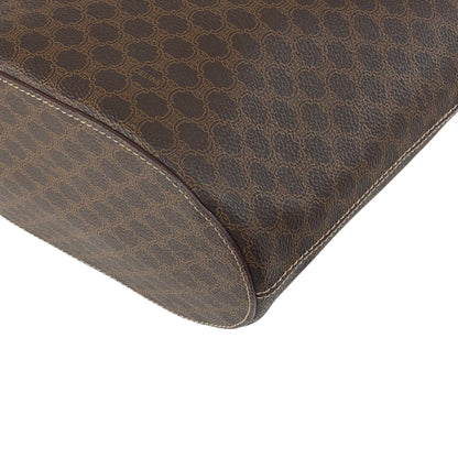 CELINE Macadam Blason Handbag Totebag Brown Vintage 6pe5na